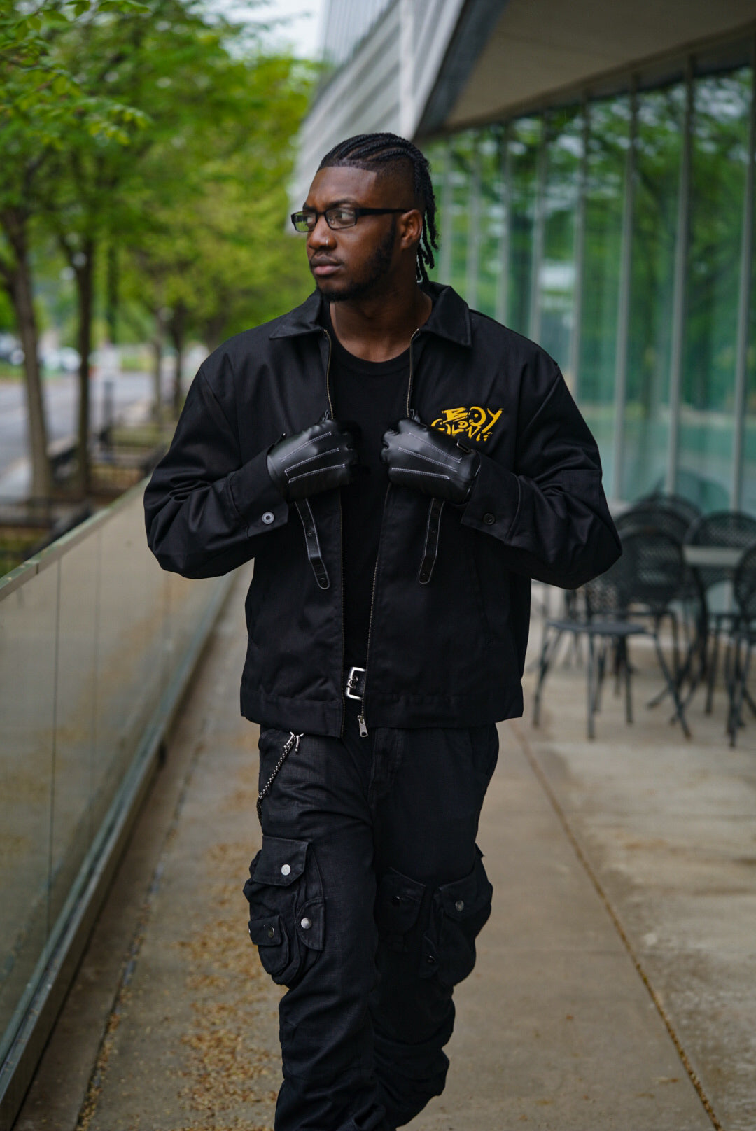 BOY - ALONE EMBROIDERY “ CLOSET PRAYERS” JACKET $250
