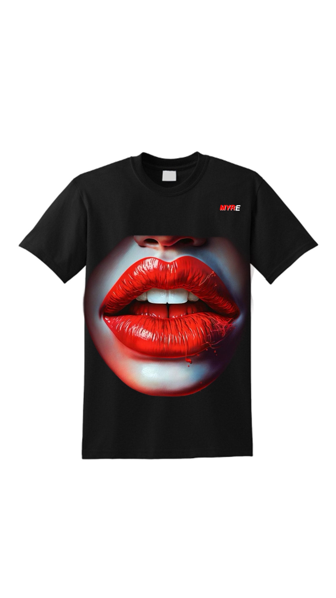 Myre black t shirt design “ love sick”