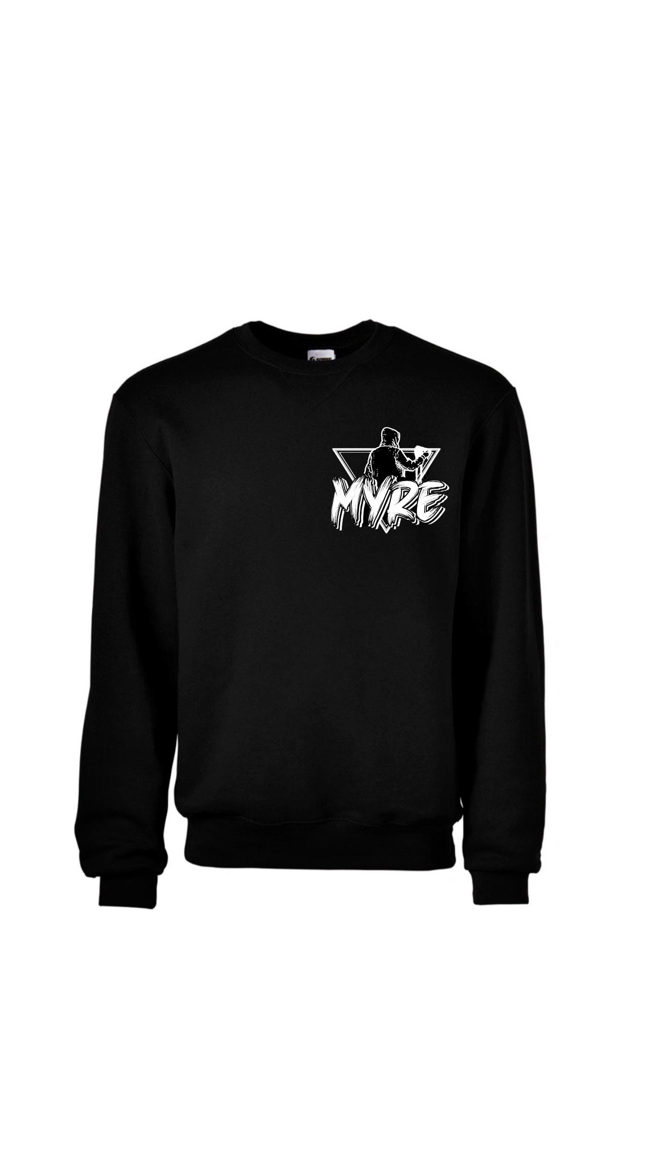 Myre black sweatshirt design” heavenly wings”