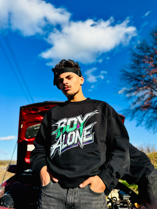 BOY ALONE "BLACK SWEATSHIRT DESIGN"