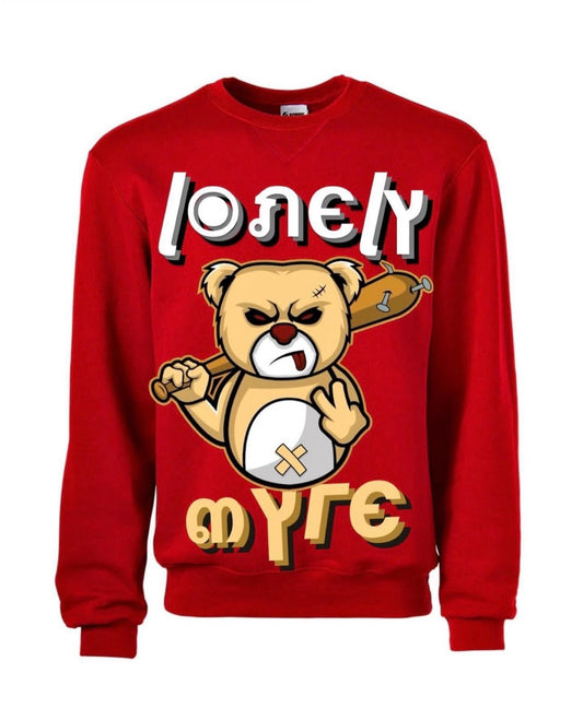 Myre red sweatshirt design “ Lonely Myre”