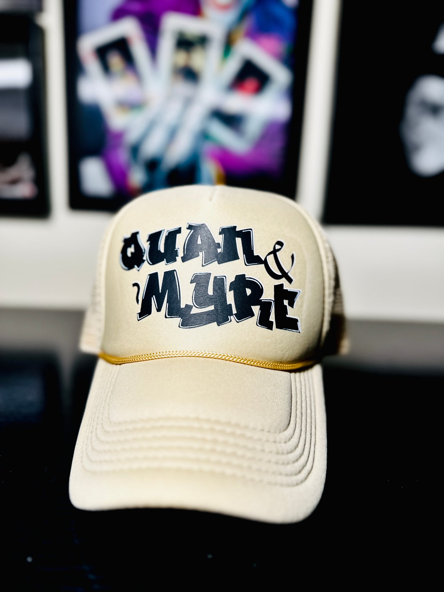 QUAN & MYRE CAPS ( LOGO) DESIGNS!